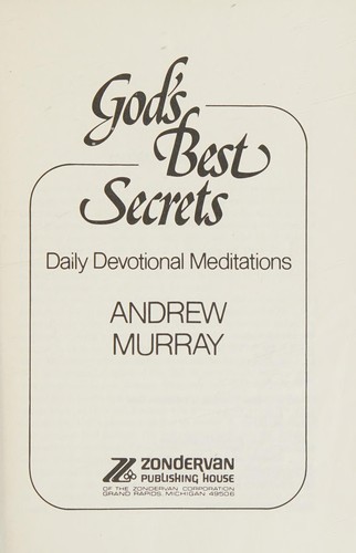 Book cover photo for God's Best Secrets: Daily Devoted Meditations
