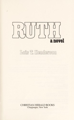 Book cover photo for Ruth