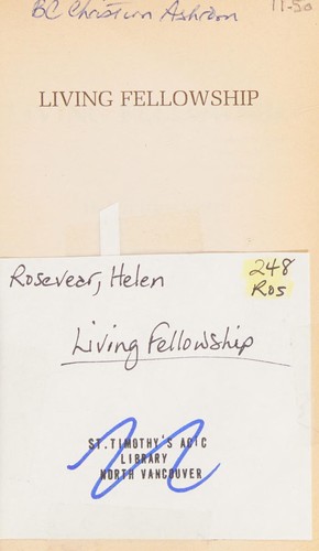 Book cover photo for Living Fellowship