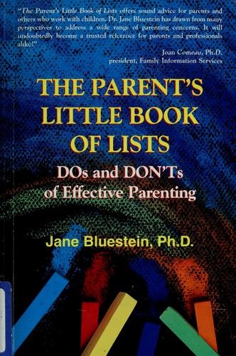 Book cover photo for The Parent's Little Book of Lists
