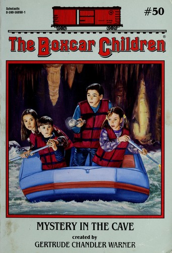 Book cover photo for Mystery in the Cave (The Boxcar Children, #50)