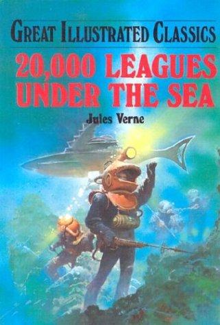 Book cover photo for 20,000 Leagues Under the Sea (Great Illustrated Classics)