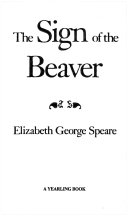 Book cover photo for SIGN OF THE BEAVER
