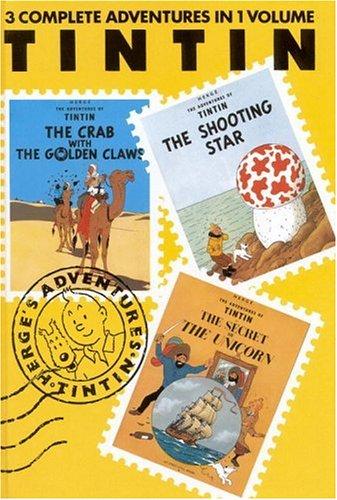 Book cover photo for The Adventures of Tintin, Vol. 3: The Crab With the Golden Claws / The Shooting Star / The Secret of the Unicorn (Tintin, #9-11)