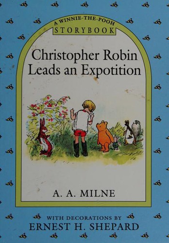 Book cover photo for Christopher Robin Leads an Expedition Storybook