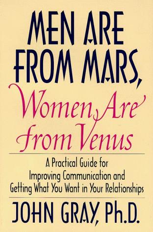 Book cover photo for Men Are from Mars, Women Are from Venus