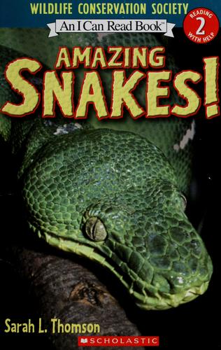 Book cover photo for Amazing Snakes! (I Can Read ~ Level 2).