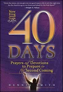 Book cover photo for 40 Days: Prayers and Devotions to Prepare for the Second Coming