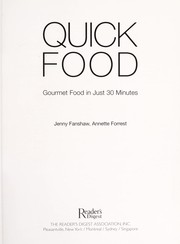 Book cover photo for Quick Foods