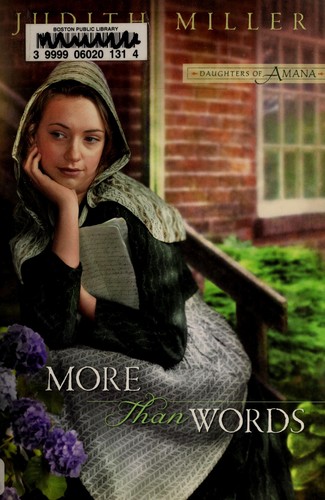 Book cover photo for More Than Words (Daughters of Amana, #2)