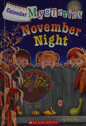 Book cover photo for Calendar Mysteries November Night