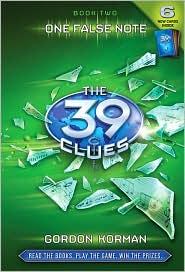 Book cover photo for One False Note (The 39 Clues, #2)