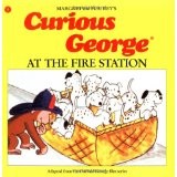 Book cover photo for Curious George at the Fire Station
