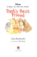 Book cover photo for Pooh's Best Friend (Disney's Winnie the Pooh First Readers, #7)