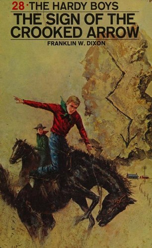 Book cover photo for Hardy Boys 28: the Sign of the Crooked Arrow