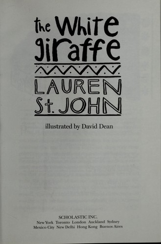 Book cover photo for The White Giraffe