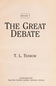 Book cover photo for The Great Debate