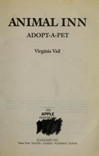 Book cover photo for ADOPT A PET