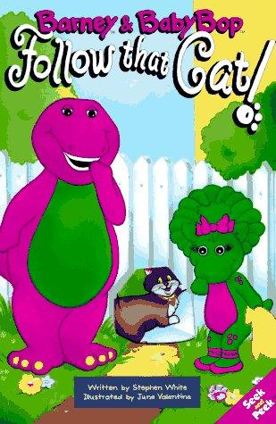 Book cover photo for Barney & Baby Bop Follow That Cat! (Barney Discovery)