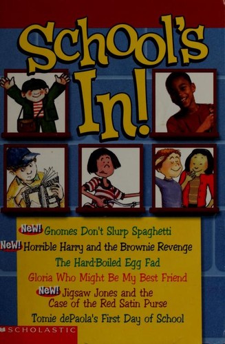 Book cover photo for School's in!