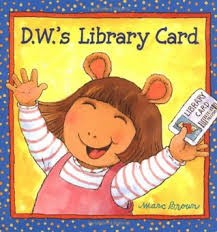 Book cover photo for D.W.'s Library Card