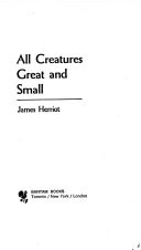 Book cover photo for All Creatures Great and Small
