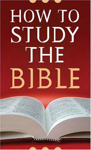 Book cover photo for How to Study the Bible