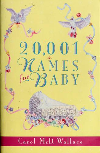 Book cover photo for 20,001 Names for Baby