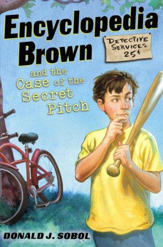 Book cover photo for Encyclopedia Brown and the Case of the Secret Pitch