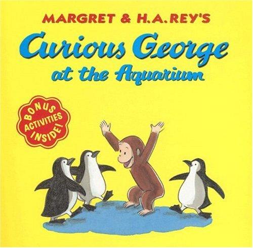 Book cover photo for Curious George at the Aquarium