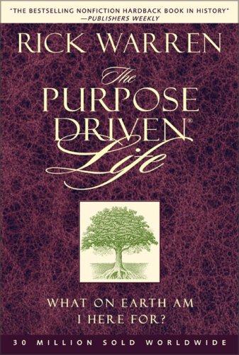 Book cover photo for The Purpose Driven Life: What on Earth am I Here For?