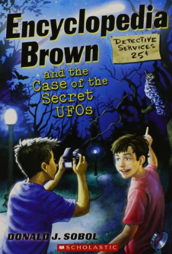 Book cover photo for Encyclopedia Brown and the Case of the Secret UFOs