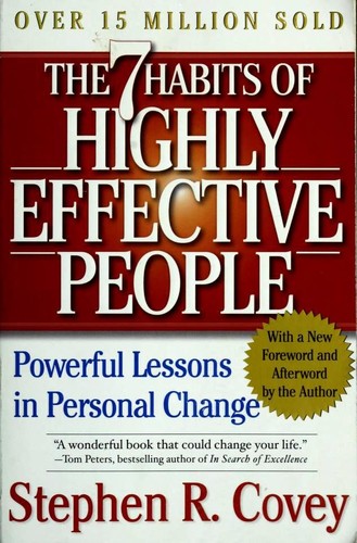 Book cover photo for The 7 Habits of Highly Effective People: Powerful Lessons in Personal Change