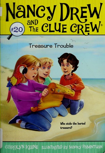 Book cover photo for Treasure Trouble (Nancy Drew and the Clue Crew, #20)