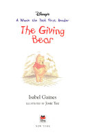 Book cover photo for The Giving Bear