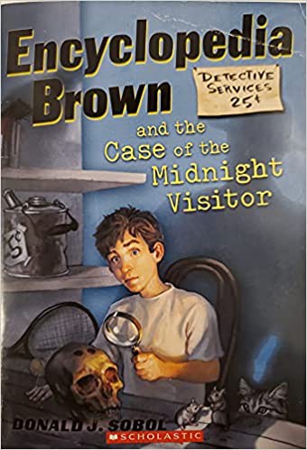 Book cover photo for Encyclopedia Brown and the Case of the Midnight Visitor (Encyclopedia Brown, #13)