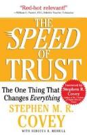 Book cover photo for The SPEED of Trust: The One Thing That Changes Everything
