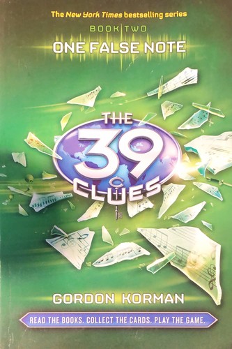 Book cover photo for One False Note (The 39 Clues, #2)
