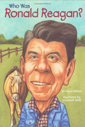Book cover photo for Who Was Ronald Reagan?