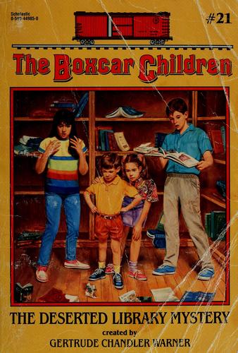 Book cover photo for The Deserted Library Mystery: The Boxcar Children